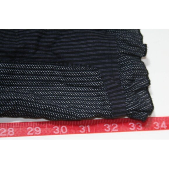 Desigual Abstract Print Patchwork Dress Ruffle Medium Boho Dark Artsy Streetwear - Picture 13 of 13